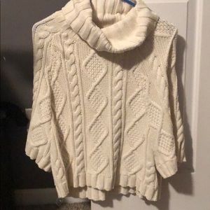 Cable Knit 3/4 length Sweater